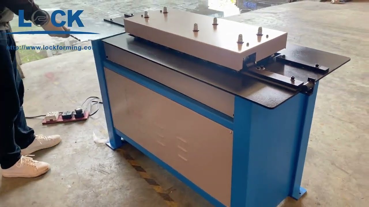 💥Snap lock forming machine LC-10E made by LOCK#ductmachine #hvac #lockforming #lockformer #lock
