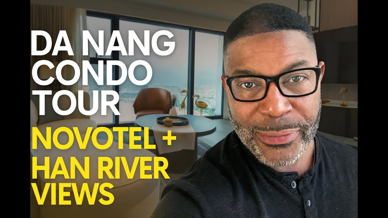 Condo Hunting in Da Nang 🇻🇳 | Novotel Room Tour + Stunning Han River Views