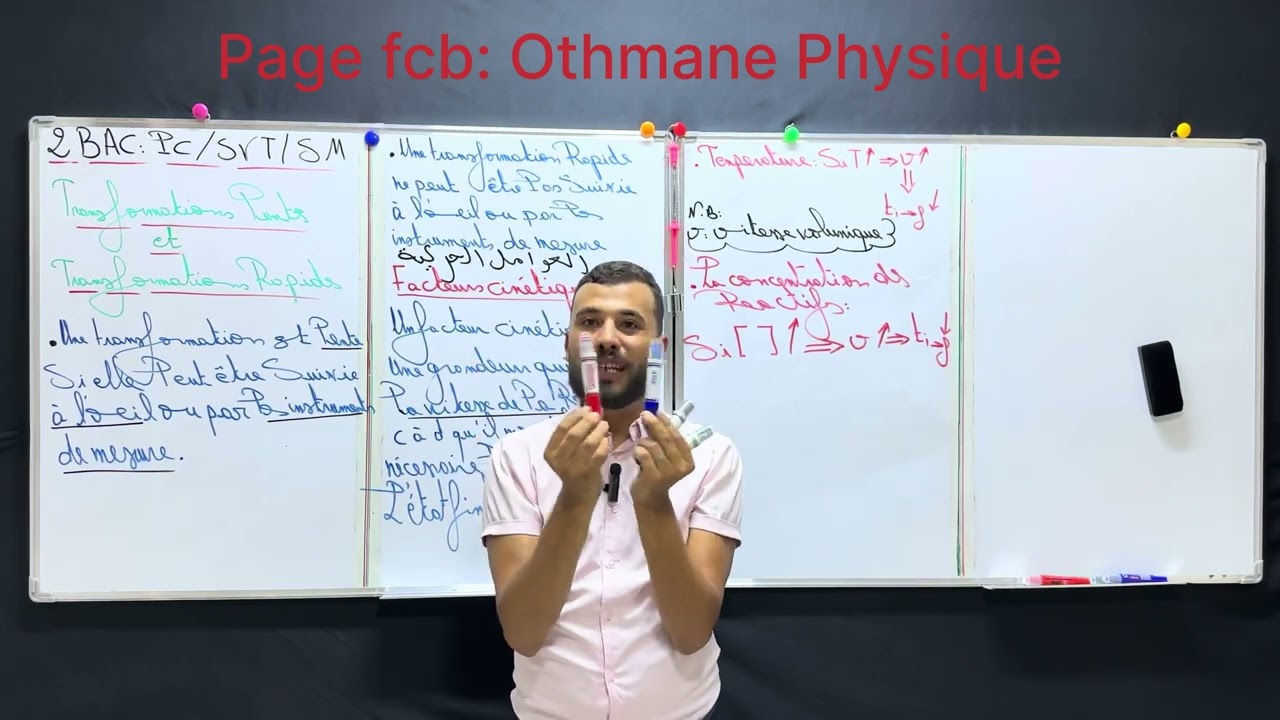 Cours 1: Transformations rapides et transformations lentes