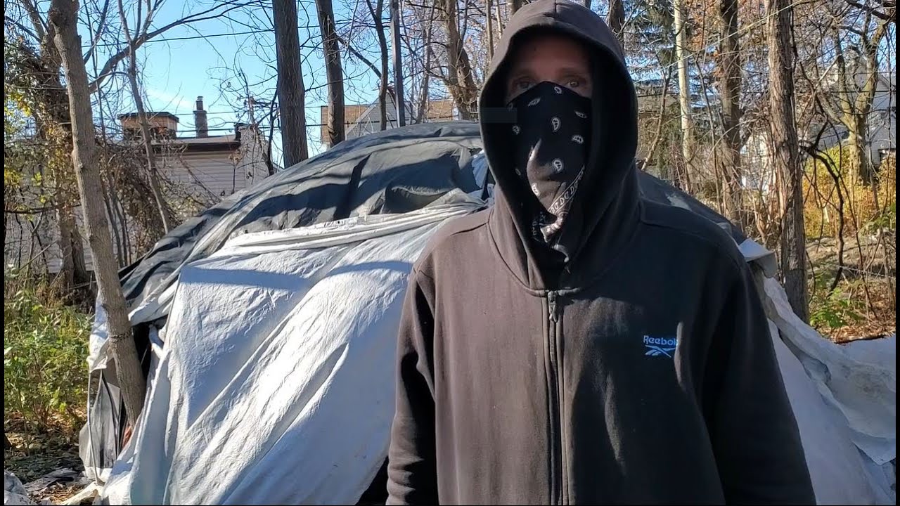 Windsor, Ontario Homeless Camp Tour and Interview