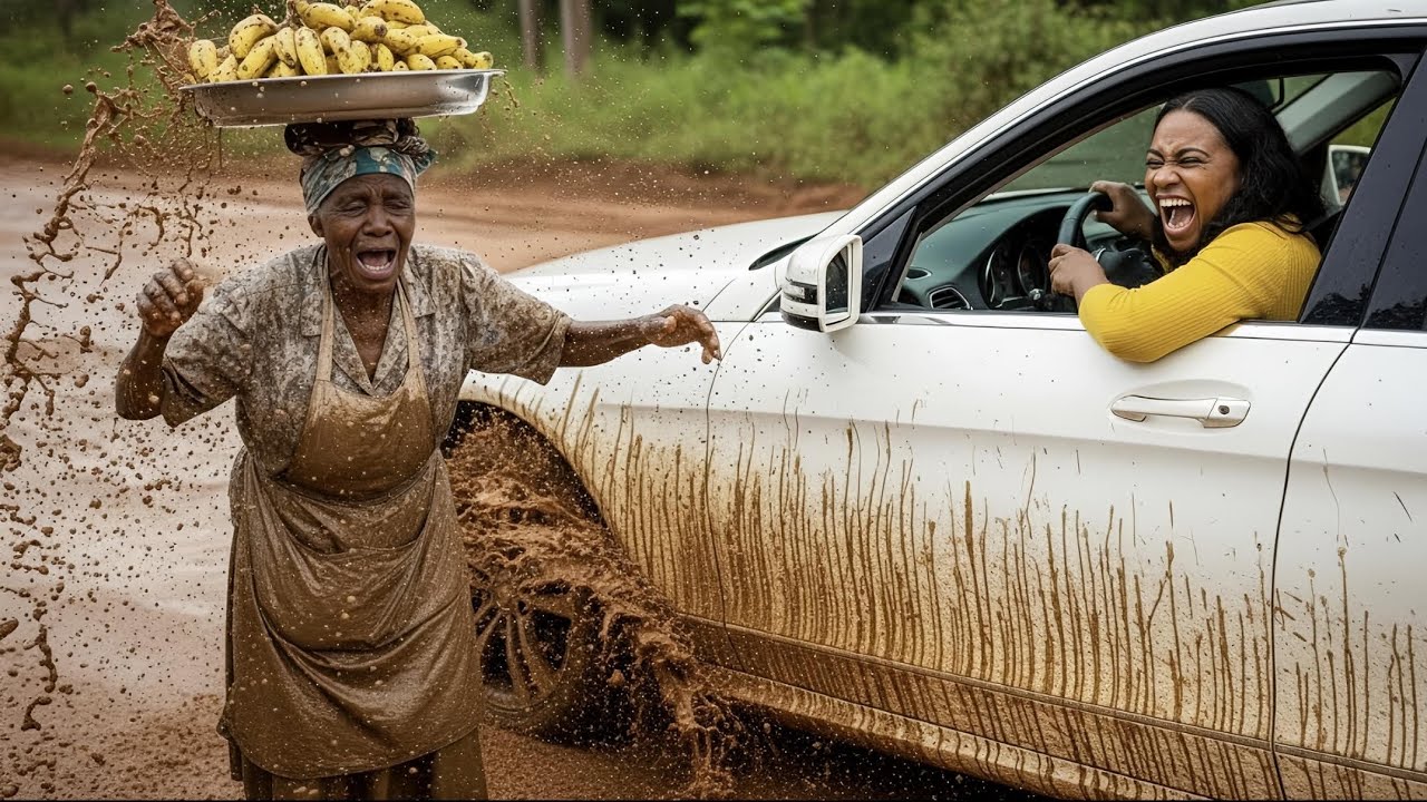 Billionaire's Wife Slápped And Splashes Mud On A Poor Homeless Old Woman—Then This happened#tales