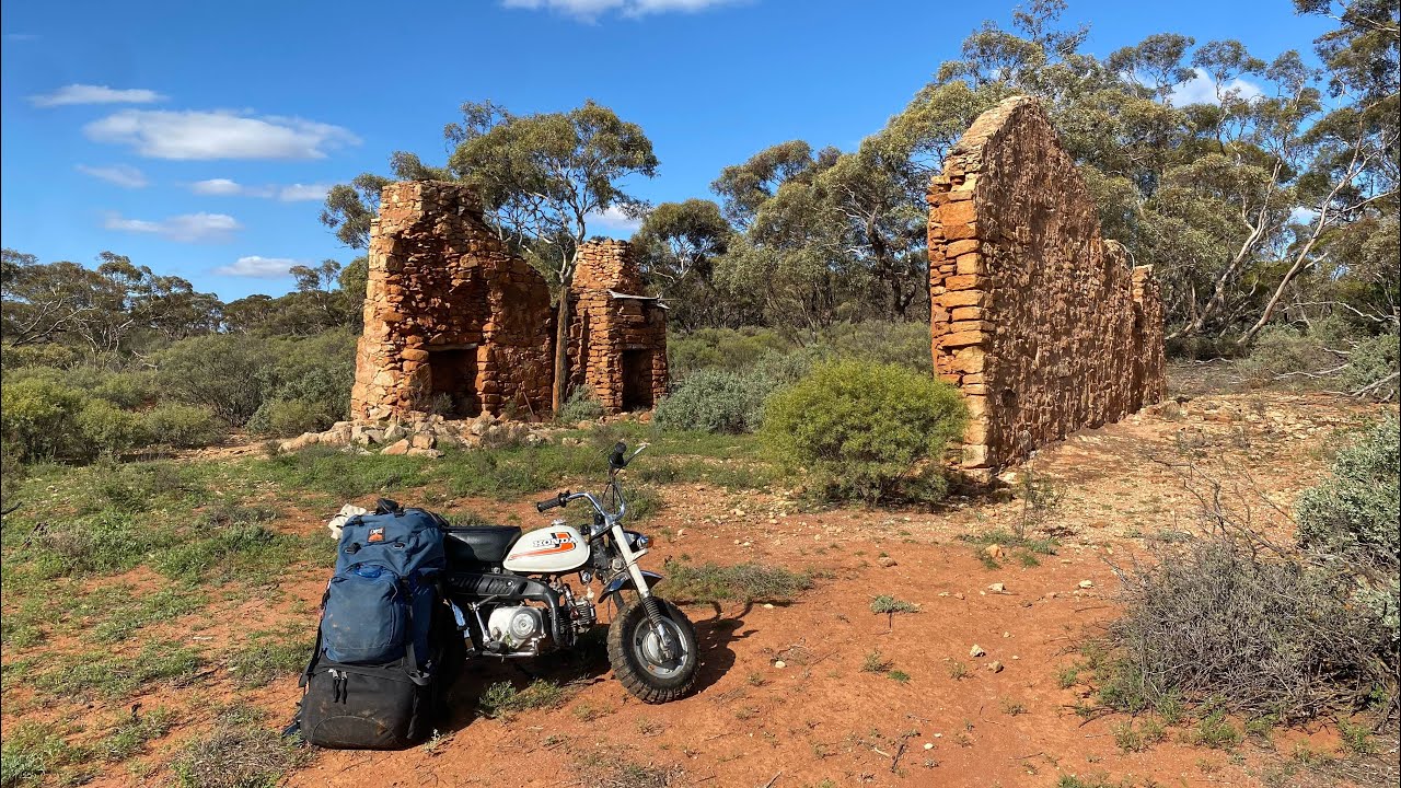 1976 Honda Z50 -  The Iron Tortoise vs Southern Flinders Ranges. Solo Adventure Ride. Spring  25 