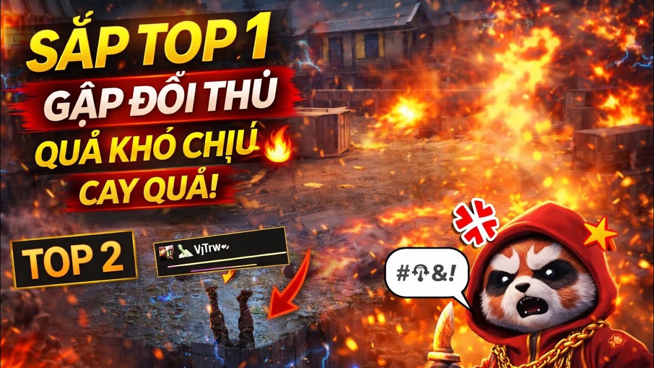 🔥 Sắp TOP 1 Thì Gặp Đối Thủ Chơi Quá Khó Chịu… Cay Thật!