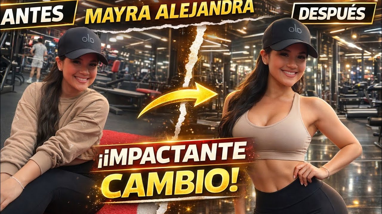 Mayra Alejandra muestra cómo va su proceso en el gym y luce tremendo cuerpazo