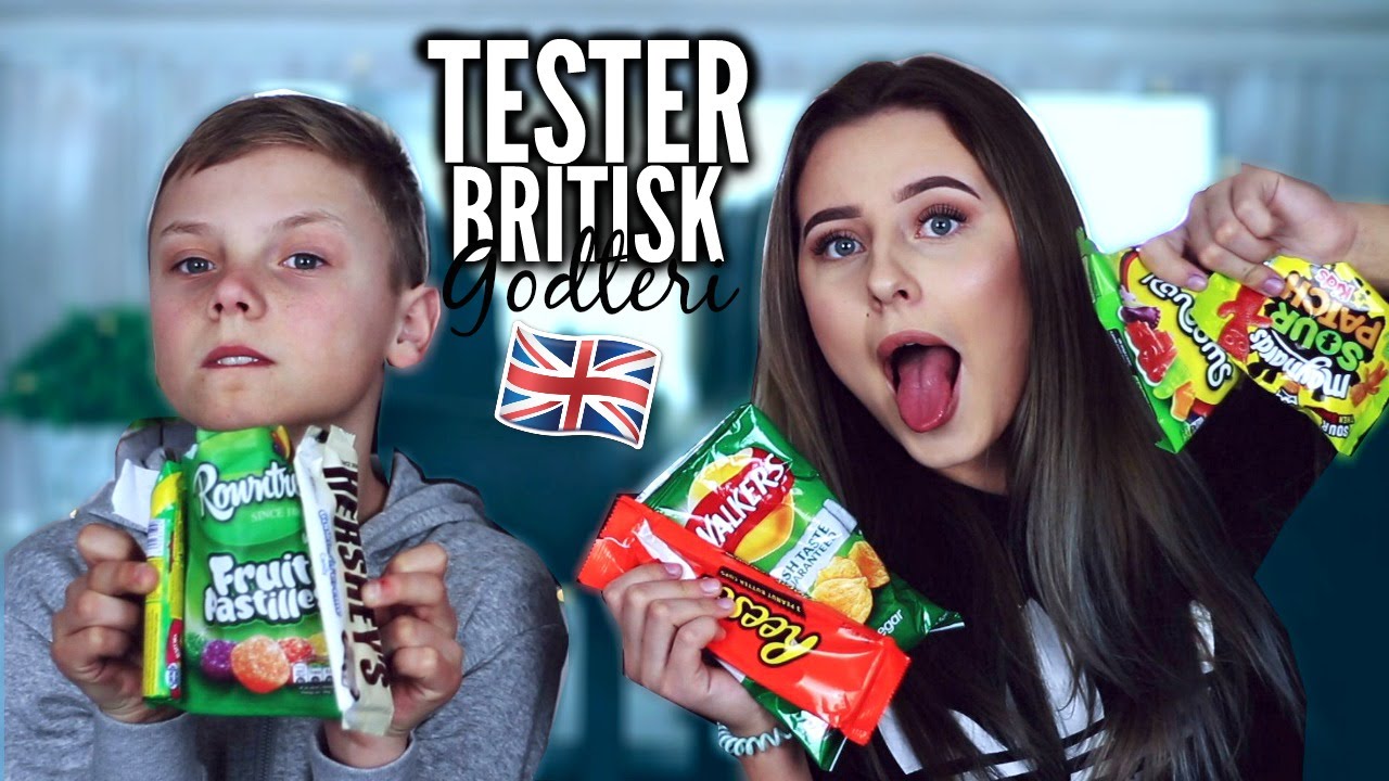 TESTER BRITISK GODTERI🇬🇧 med Hansi