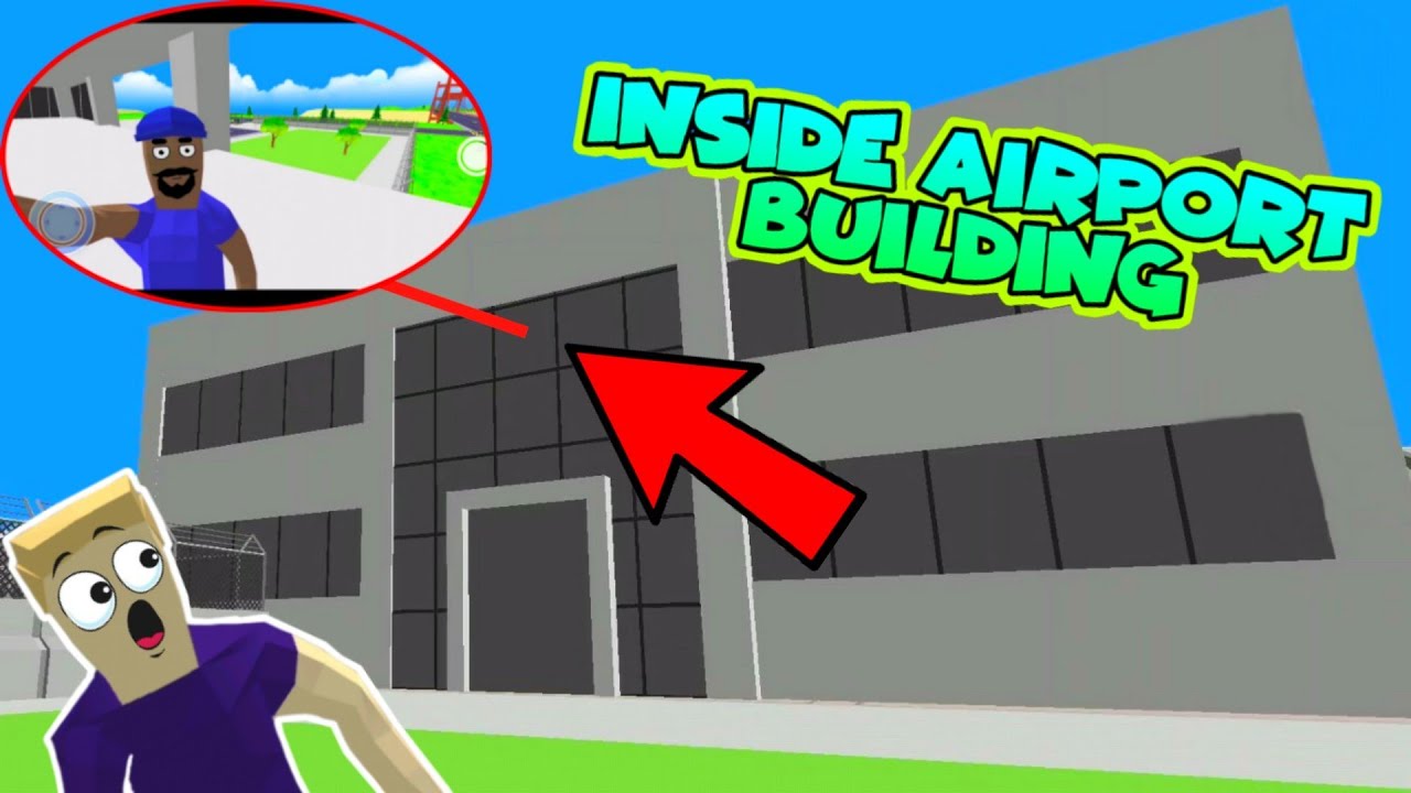 how to go into airport building ✈️✈️| dude theft wars