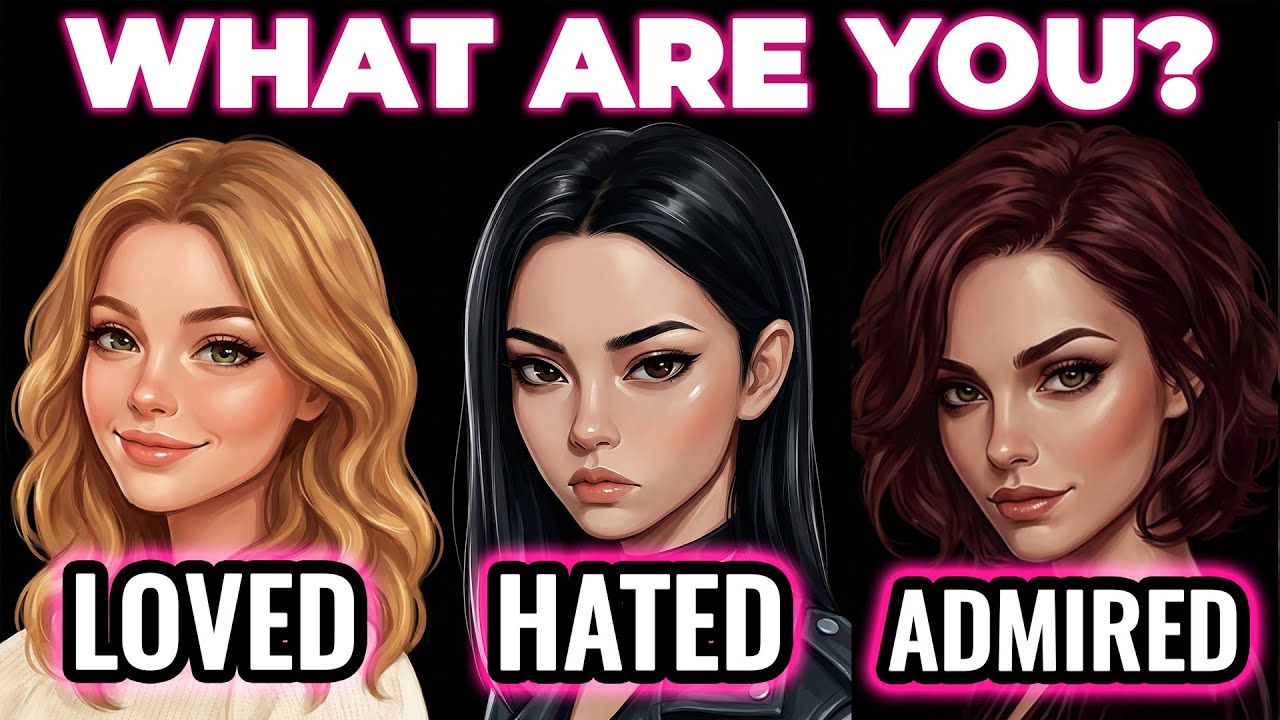 WHAT ARE YOU: Loved, Hated or Secretly Admired? Personality Test Quiz | 1 Million Tests