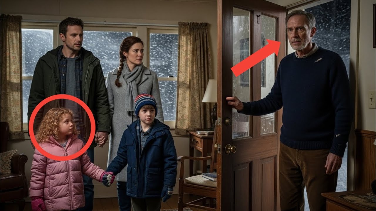 Old Poor Single Dad Shelters a Family During a Snowstorm-He Doesn't Know They're the Reason His....