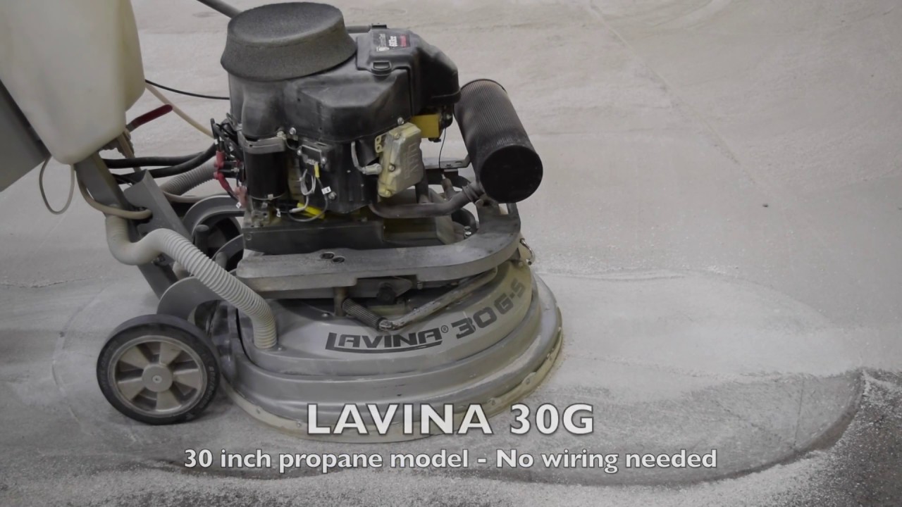 Coating Removal and Concrete Polishing with Lavina