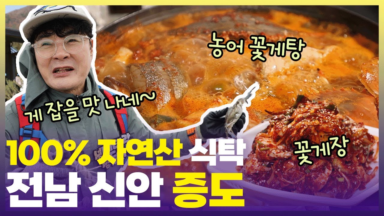게 잡아오시면 탕 끓여드려요👩🏻‍🍳 남해 수산물을 싱싱하게 즐길 수 있는 신안 증도 [6시 내고향] | KBS 241122 방송