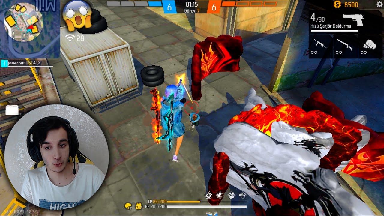 9 ELMAS = 10.000 ELMAS😡HİLELİ KOSTÜM 1 VS 4 - FREE FIRE