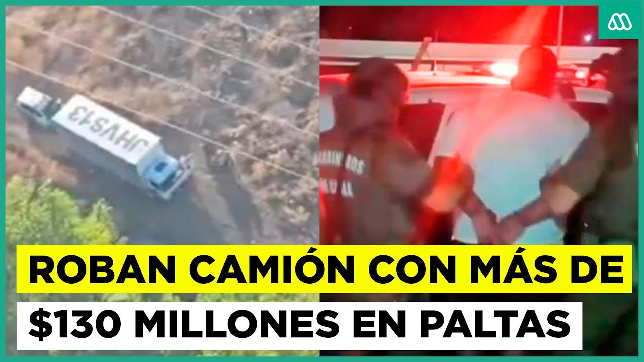 Roban camión con paltas avaluadas en más de $130 millones en Llay Llay