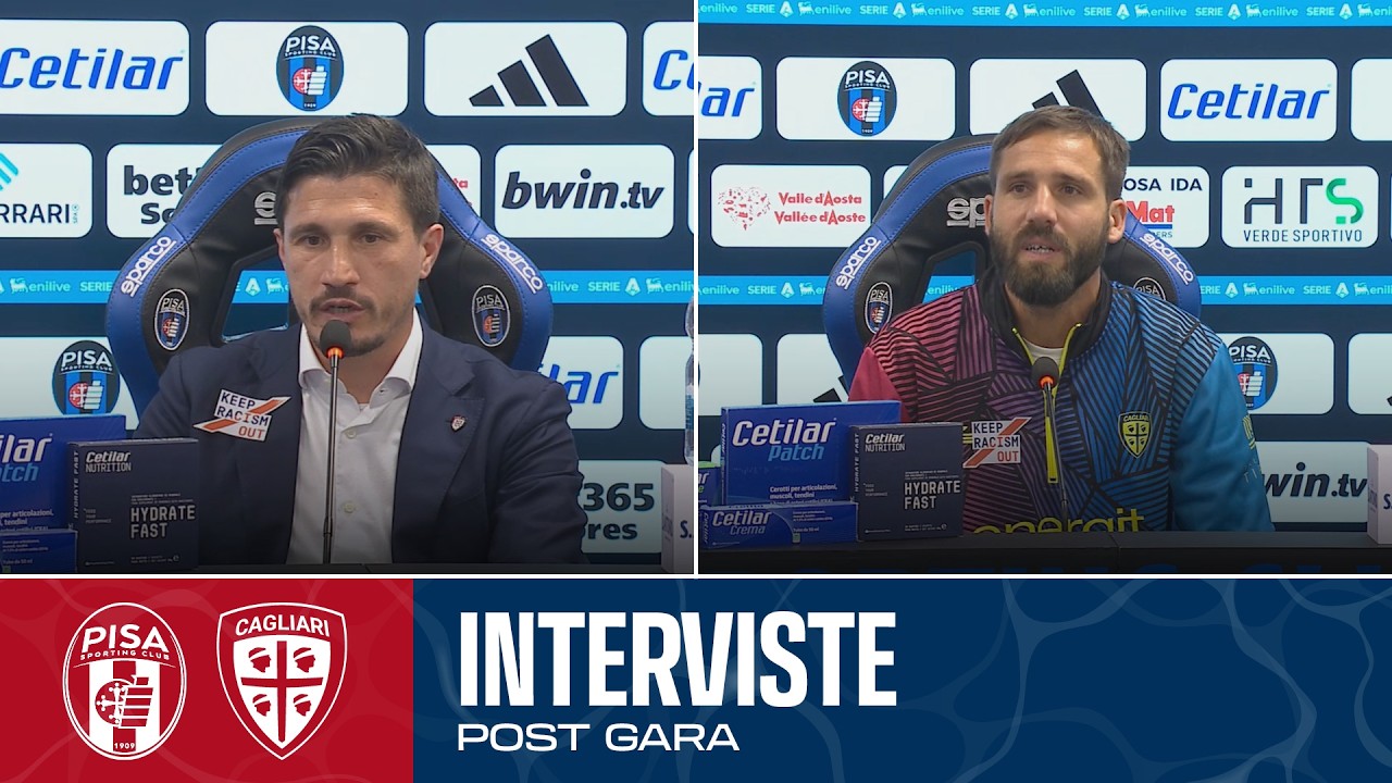 Post Gara | Pisacane e Pavoletti dopo Pisa-Cagliari | Serie A Enilive