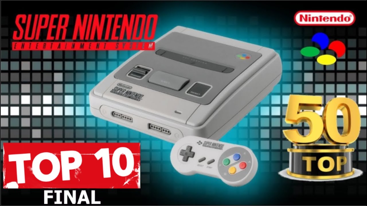 TOP 50 SNES #10 a #1 --- Los 50 Mejores Juegos de Super Nintendo (parte FINAL - TOP 10)