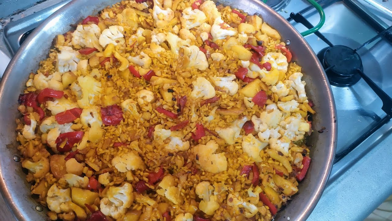 🥘😋ARROZ con COLIFLOR y Bacalao