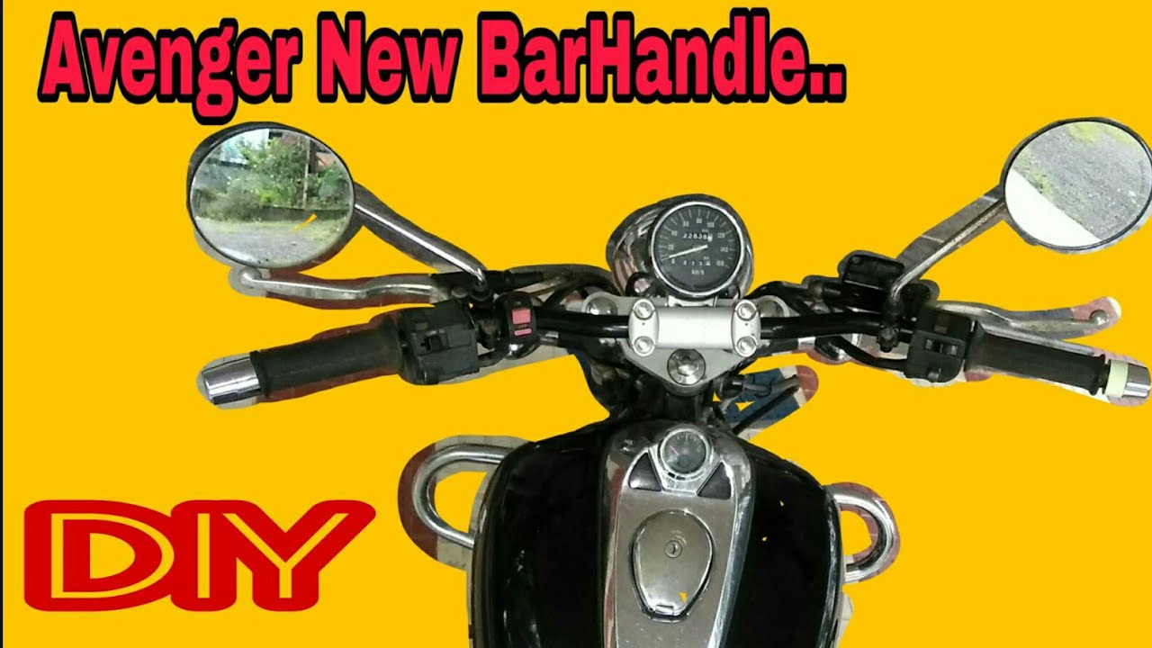 Avenger new Handle | DIY Avenger 220 handle change | bike handle change yourself | Mallu Kraft