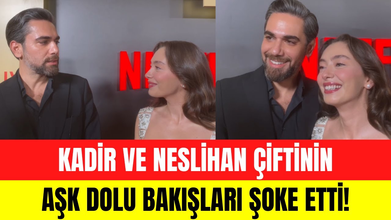 Gecenin Ucunda dizisinin yıldızları Kadir Doğulu ve Neslihan Atagül'ün aşk dolu bakışları şoke etti!