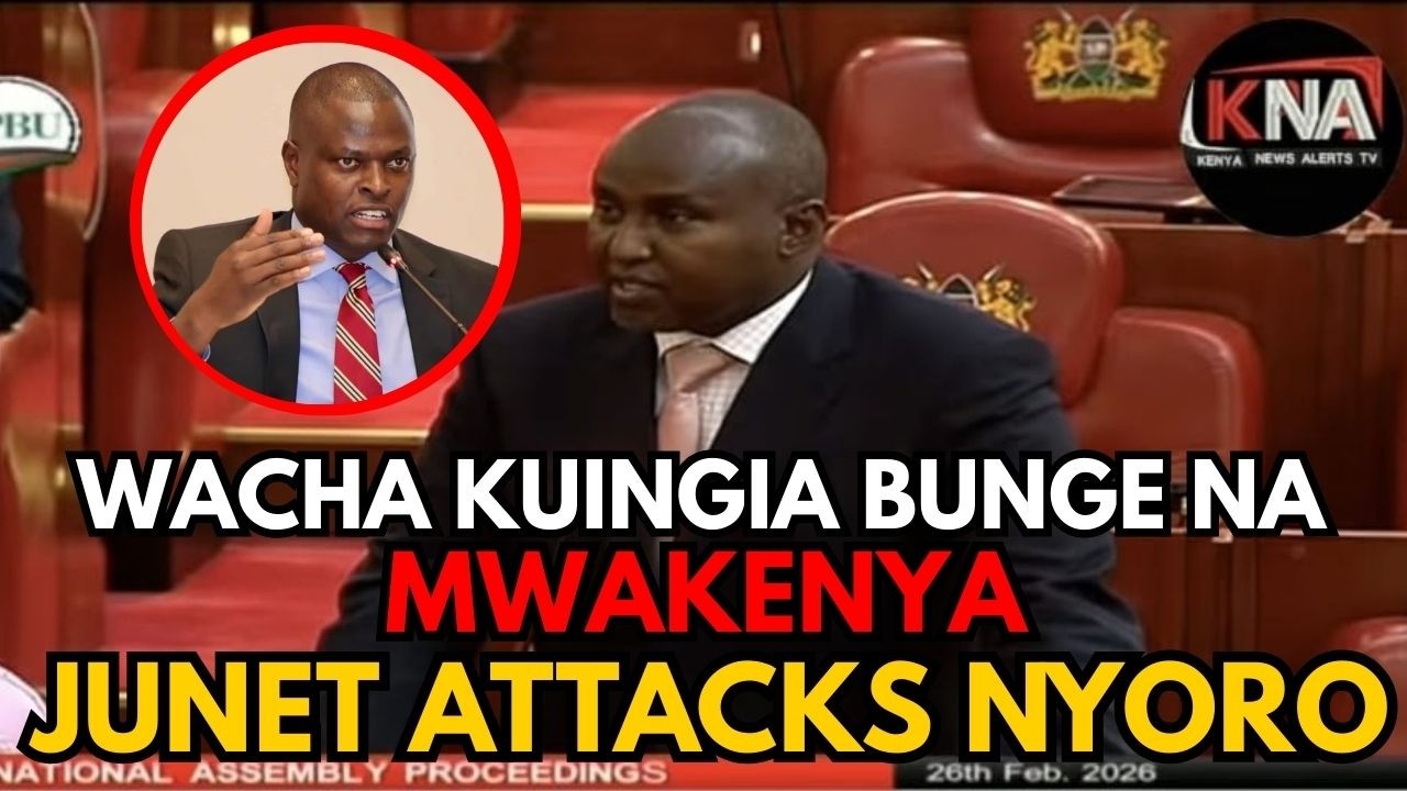 STOP USING MWAKENYA IN PARLIAMENT. COME WITH YOUR REAL BRAINS YOU ARE AN ECONOMIC TODLER