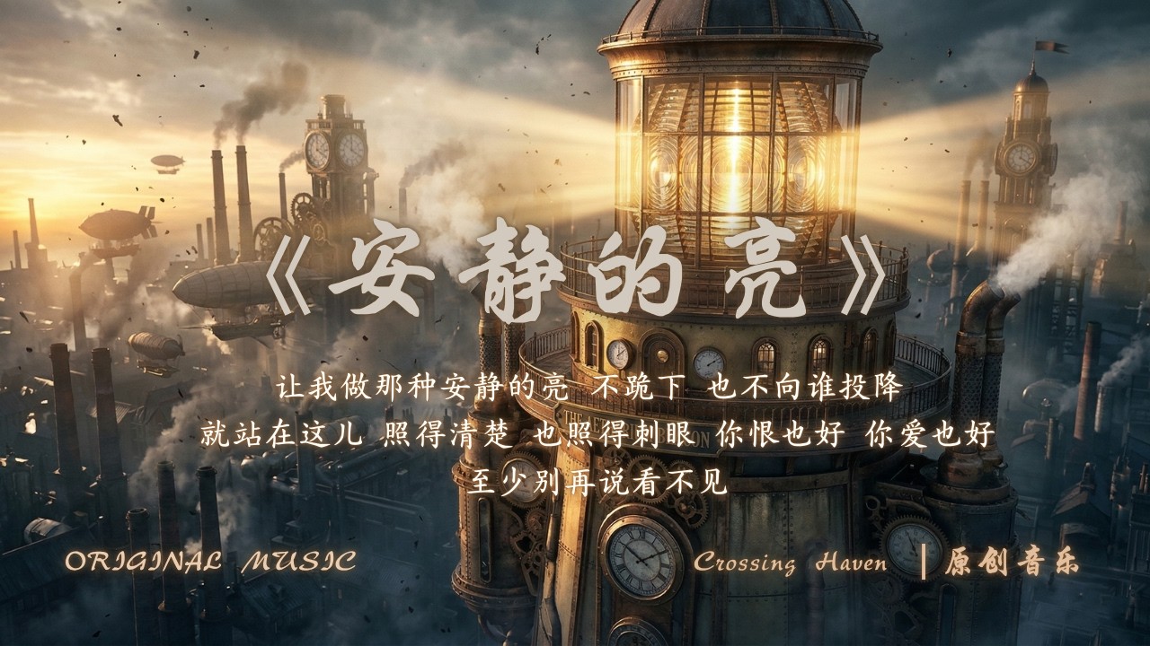 《安静的亮》| Crossing Haven Music 可心港湾 原创音乐  真实、去噪、有营养的歌曲，让你的灵魂苏醒