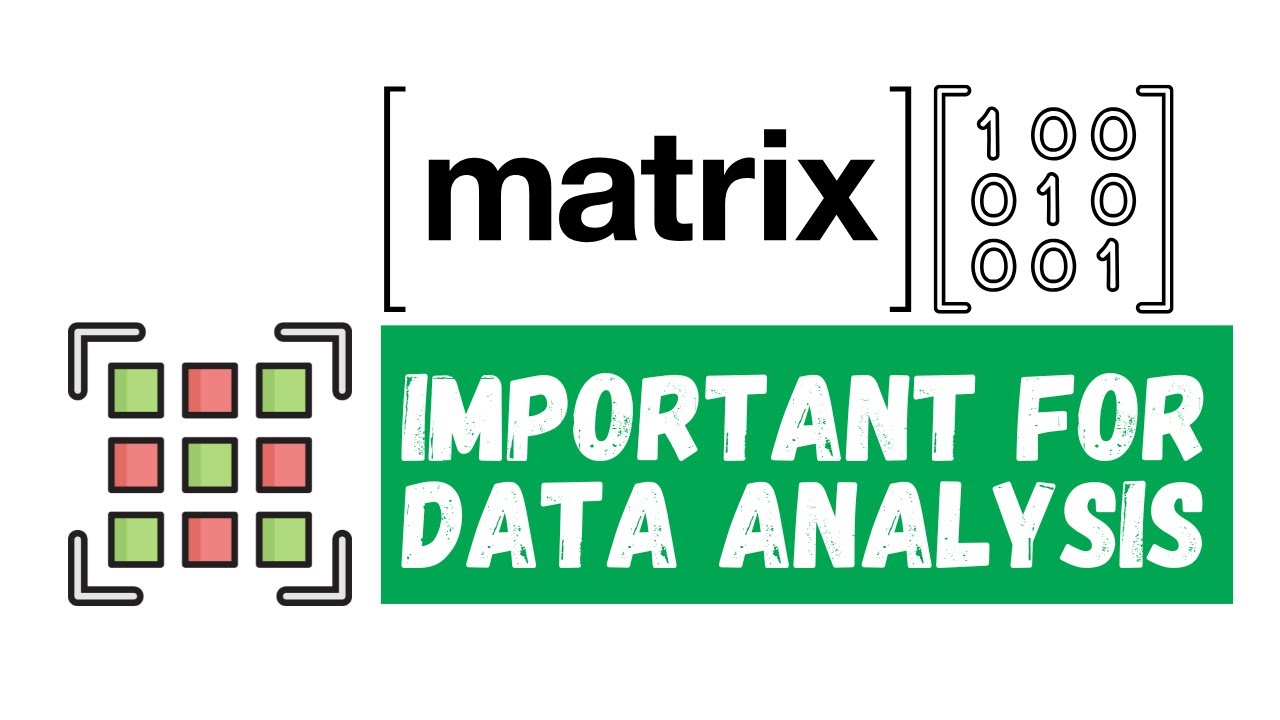 Matrices in Data Analysis and Multivariate Analysis | Understanding Data with Examples in Urdu