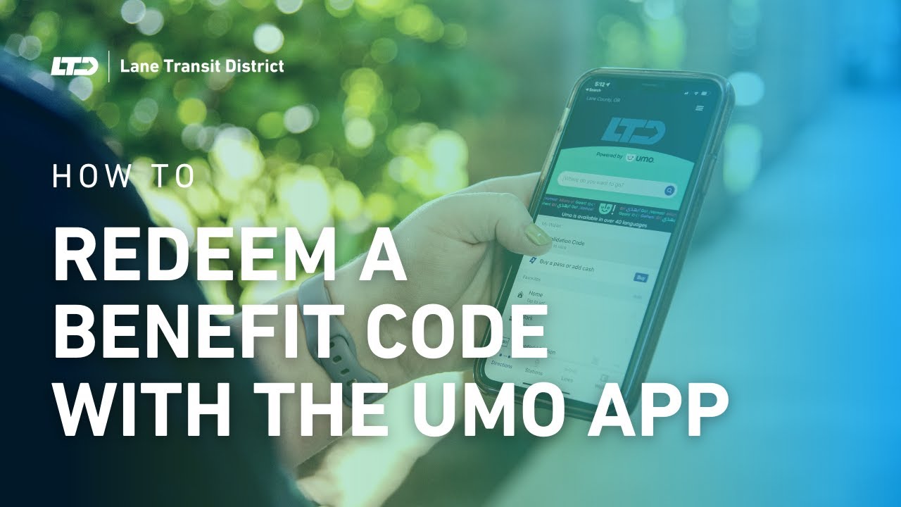 How to Redeem a Benefit Code with the Umo Mobility App
