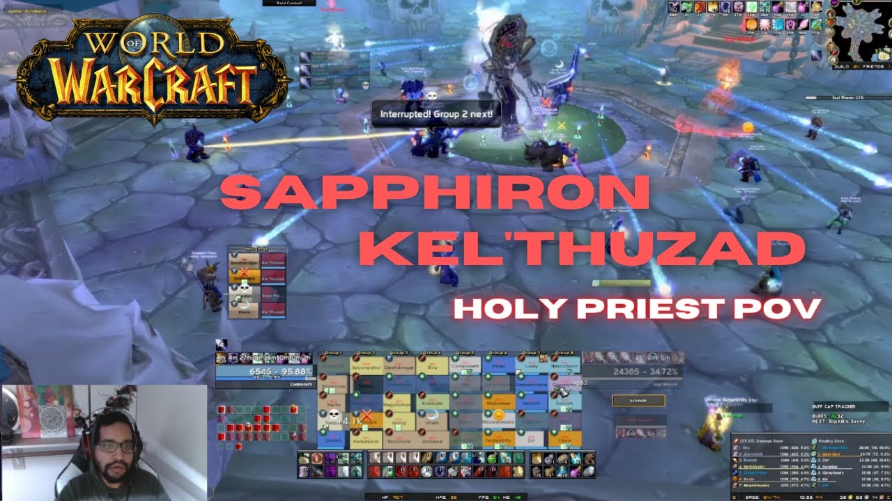 Classic WoW | World of Warcraft - Naxxramas | Sapphiron and Kel'Thuzad | Holy Priest POV