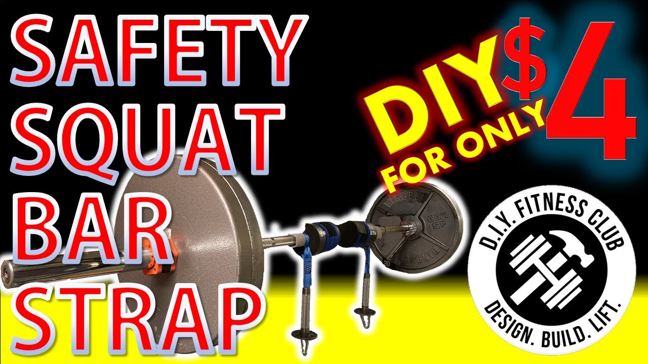 $4 Easy DIY HACK - Convert any Barbell to a Safety Squat Bar (SSB) INSTANTLY