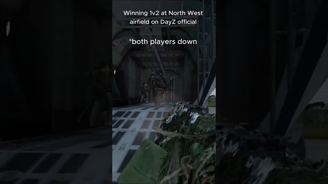 winning 1v2 at Northwest airfield on DayZ official   #dayzbestcontent #dayz #dayzencounters #pvp