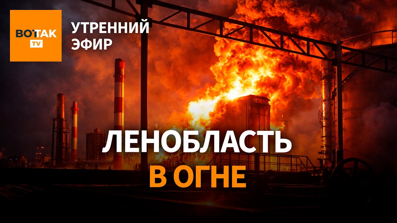 ‼️Взрывы в Усть-Луге и Выборге. Удар 1000 дронов по Украине. Иран: 15 пунктов Трампа / Утренний эфир
