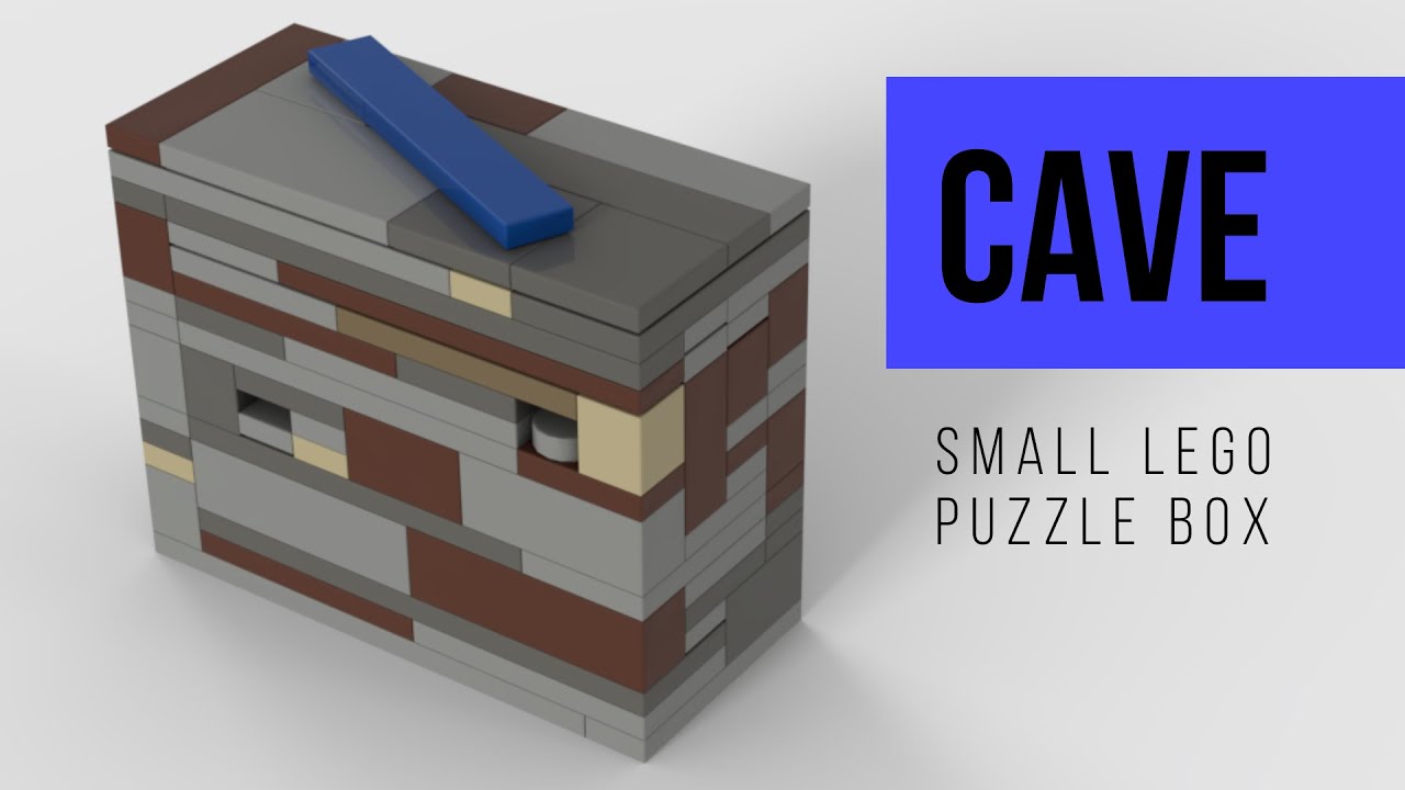 Hard LEGO Puzzle Box | Cave | Full tutorial
