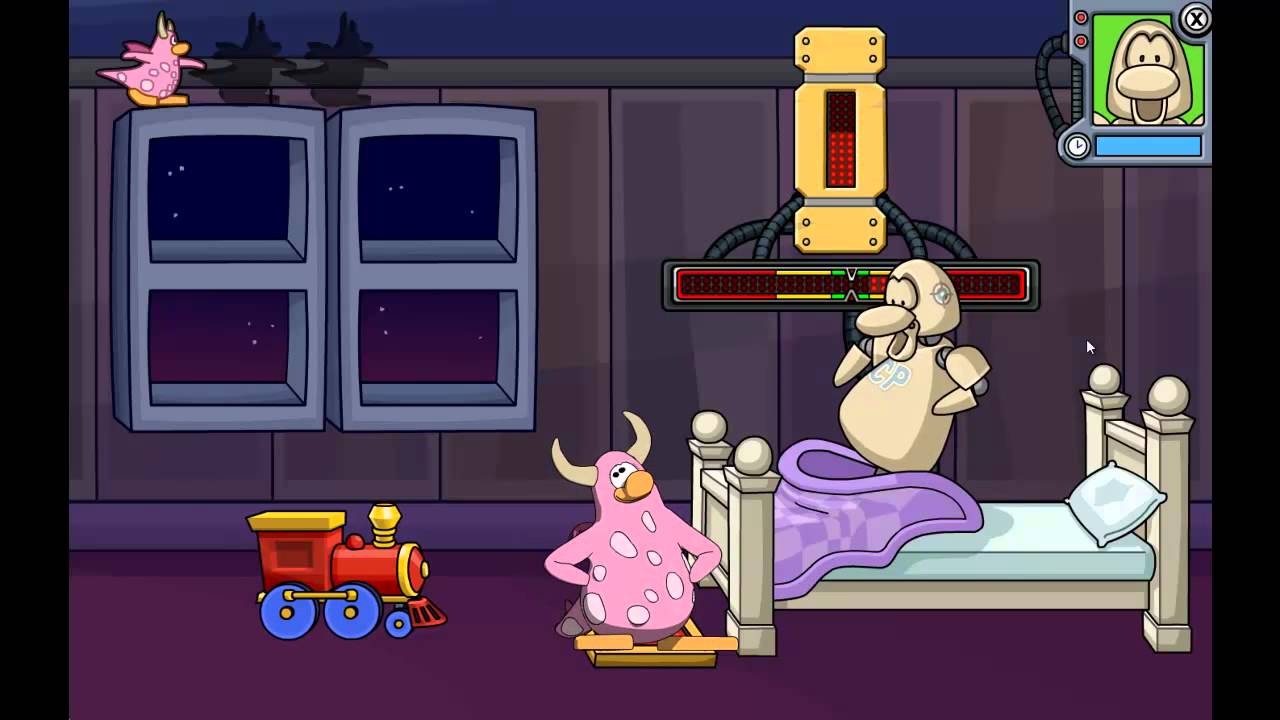Club Penguin Monsters University Takeover - Scare Game Walkthrough