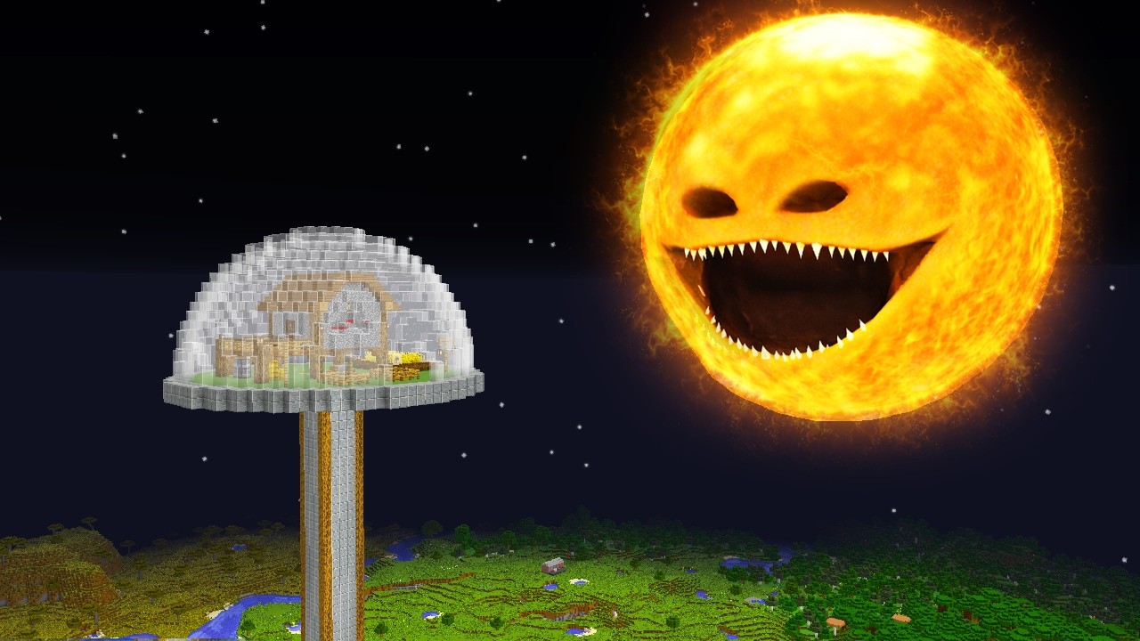 SURVIVING FROM THE SUN ARRIVAL in Minecraft - Gameplay