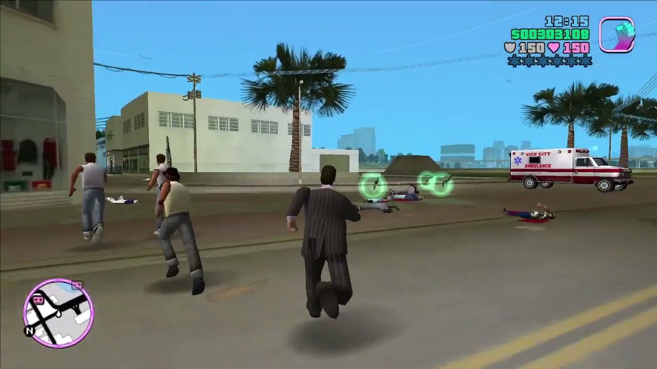 GTA Vice City | Gang Warfare #12 | Downtown w/ Shotguns (PC)