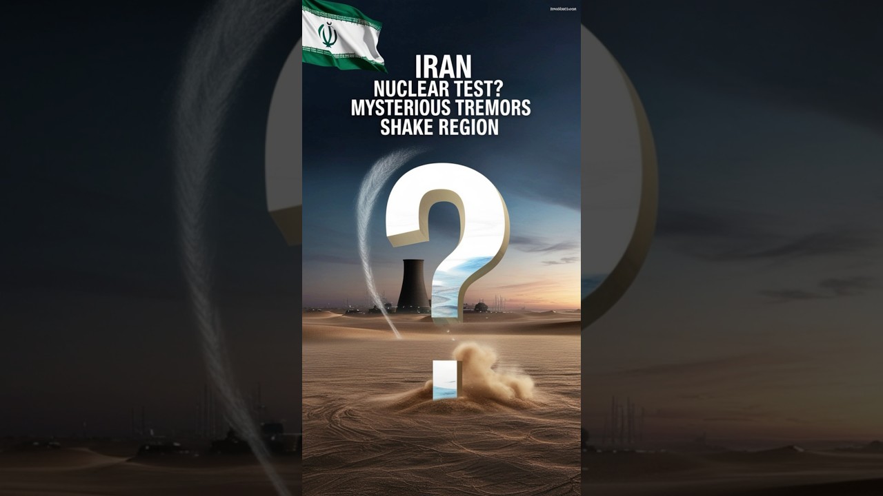 Earthquake or Nuclear Test ? Iran's Secret Revealed 