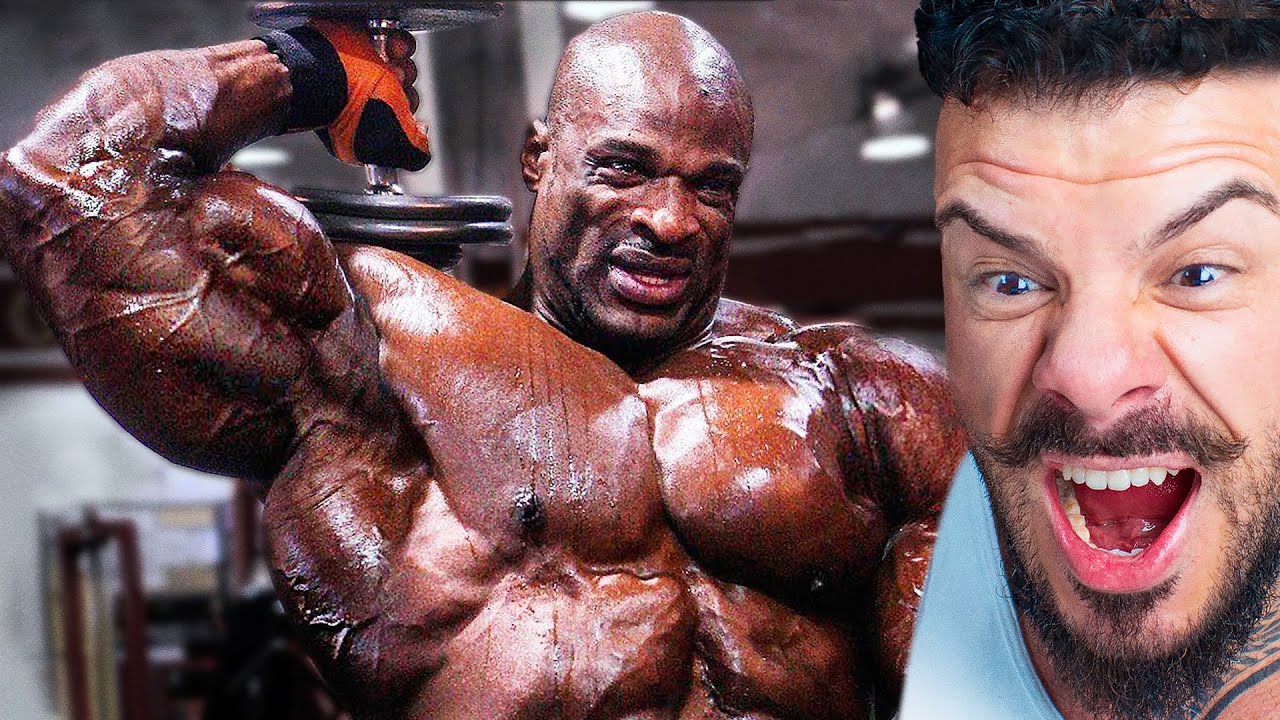 REAGINDO AO MONSTRO IMBATÍVEL TREINANDO BRAÇO | RONNIE COLEMAN