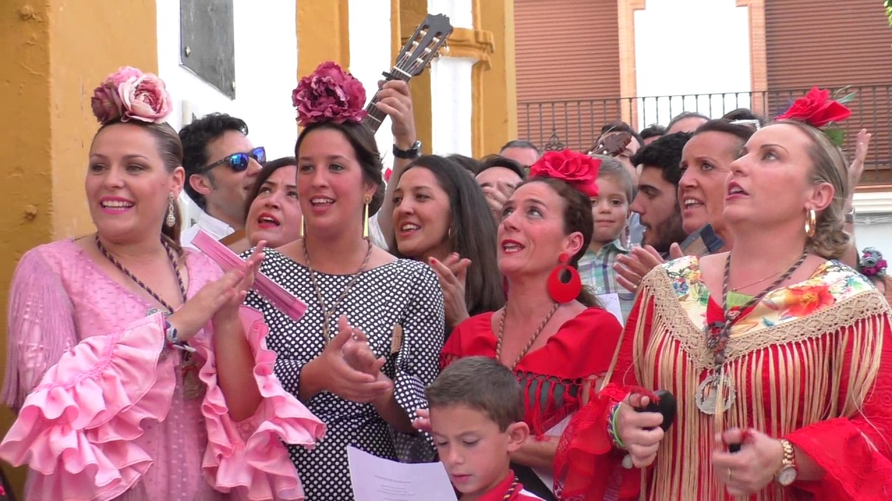 Salida de la Hermandad del Rocío de Puente-Genil Mayo 2017
