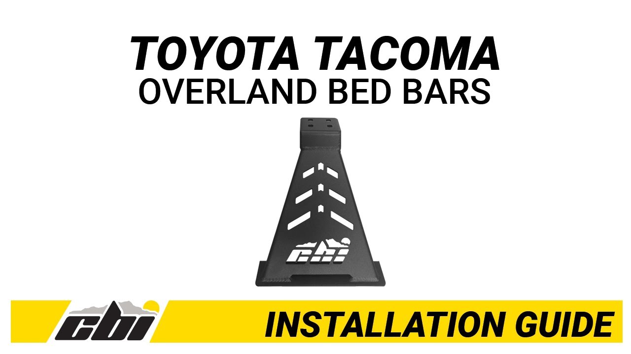 Toyota Tacoma Overland Bed Bars 2016-2022