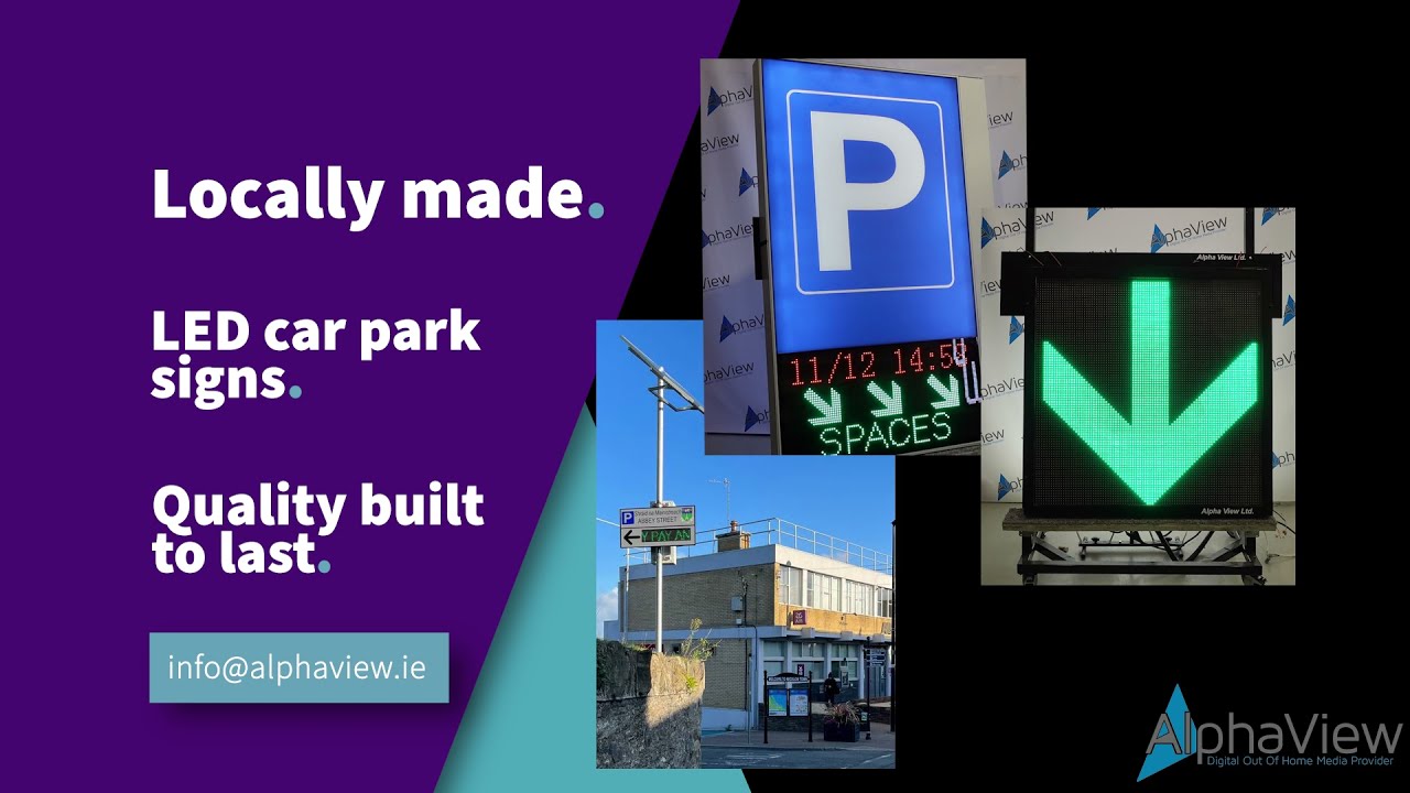 Behind The Scenes Build Car Park Sign