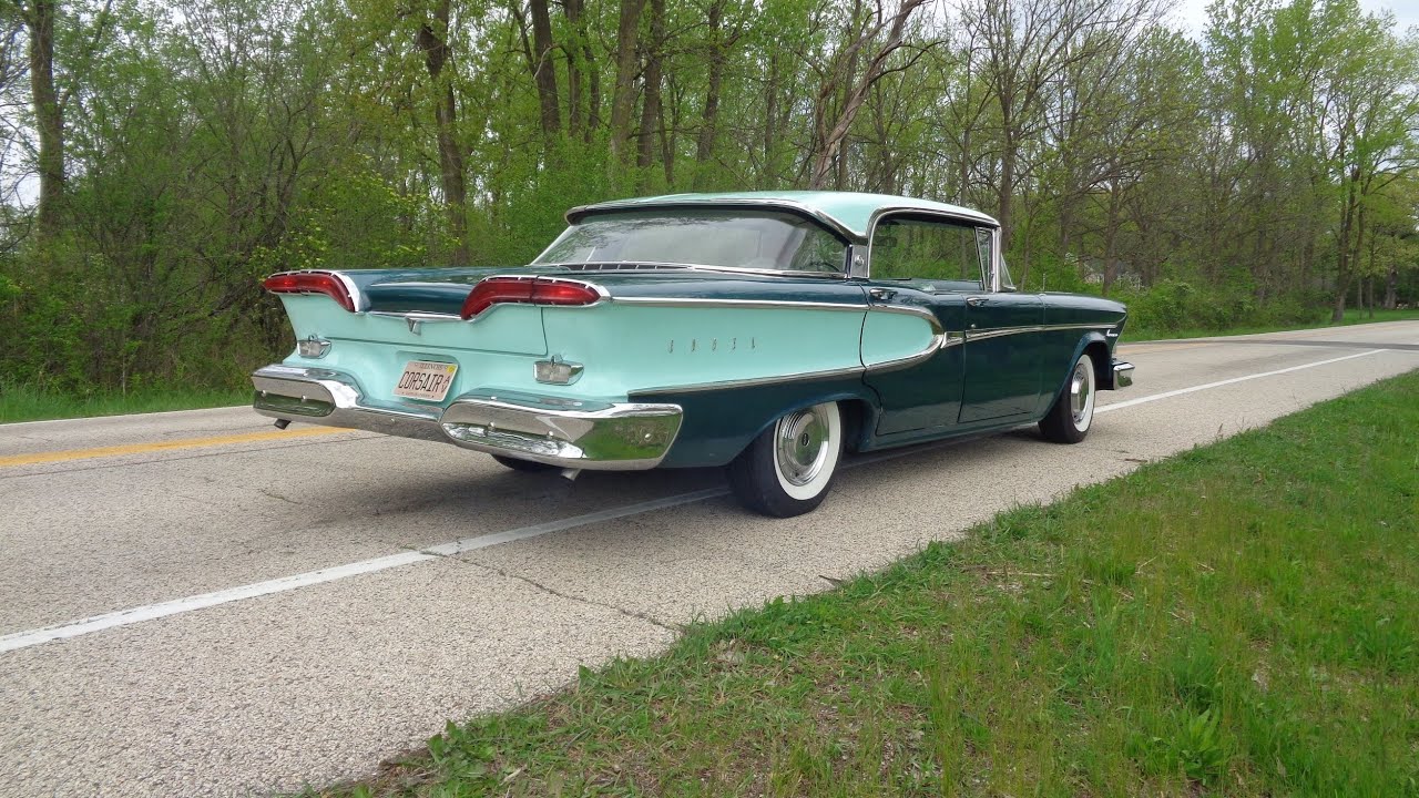 1958 Edsel Corsair 4-дверный в цветах Spruce Green и Ice Green и Ride on My Car Story с Лу Костаб...