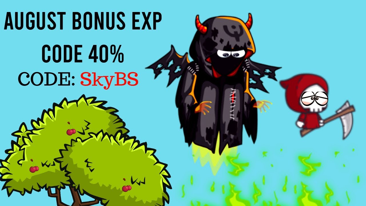 FLYORDIE // EXP BONUS 40% // BOSS KILLED GRIM REAPER // HOW TO ADD BONUS CODE