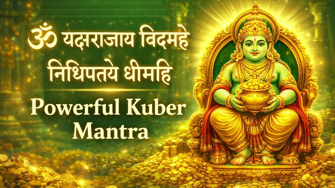 ॐ यक्षराजाय विद्महे निधिपतये धीमहि॥ Powerful Kuber Gayatri Mantra for Wealth & Prosperity