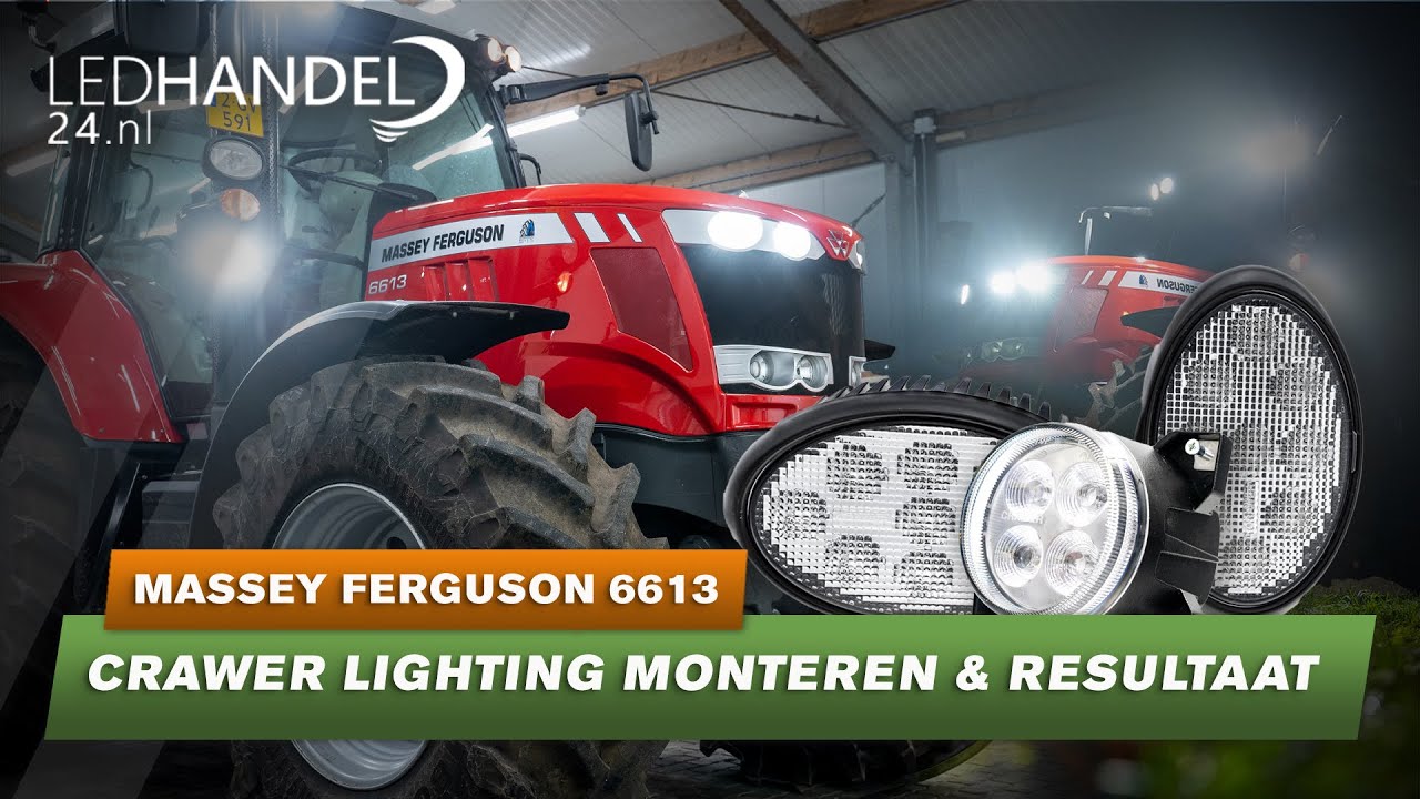 CRAWER Montage op Massey Ferguson 6613 | Ledhandel24.nl