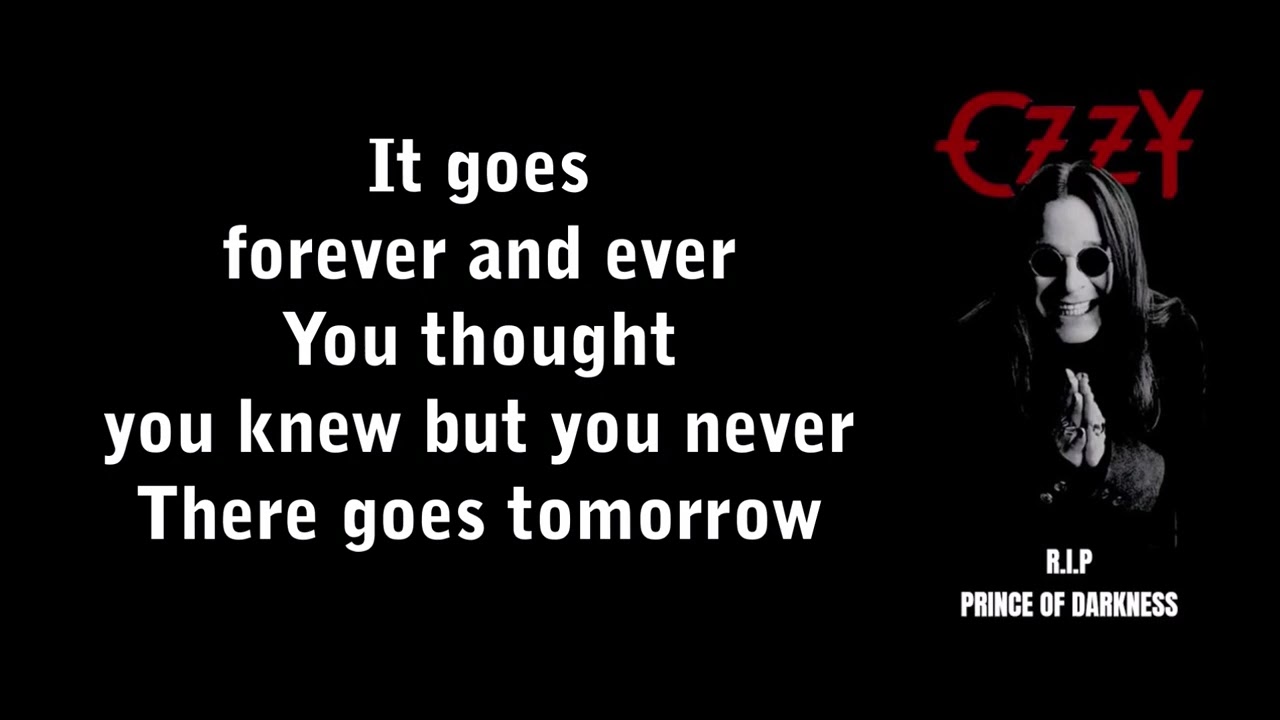 Ozzy Osbourne - Centre of eternity (karaoke)