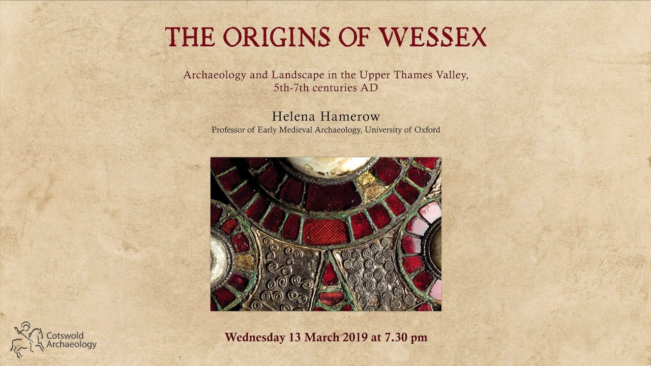 Mick Aston Annual Lecture 2019 - Helena Hamerow 
