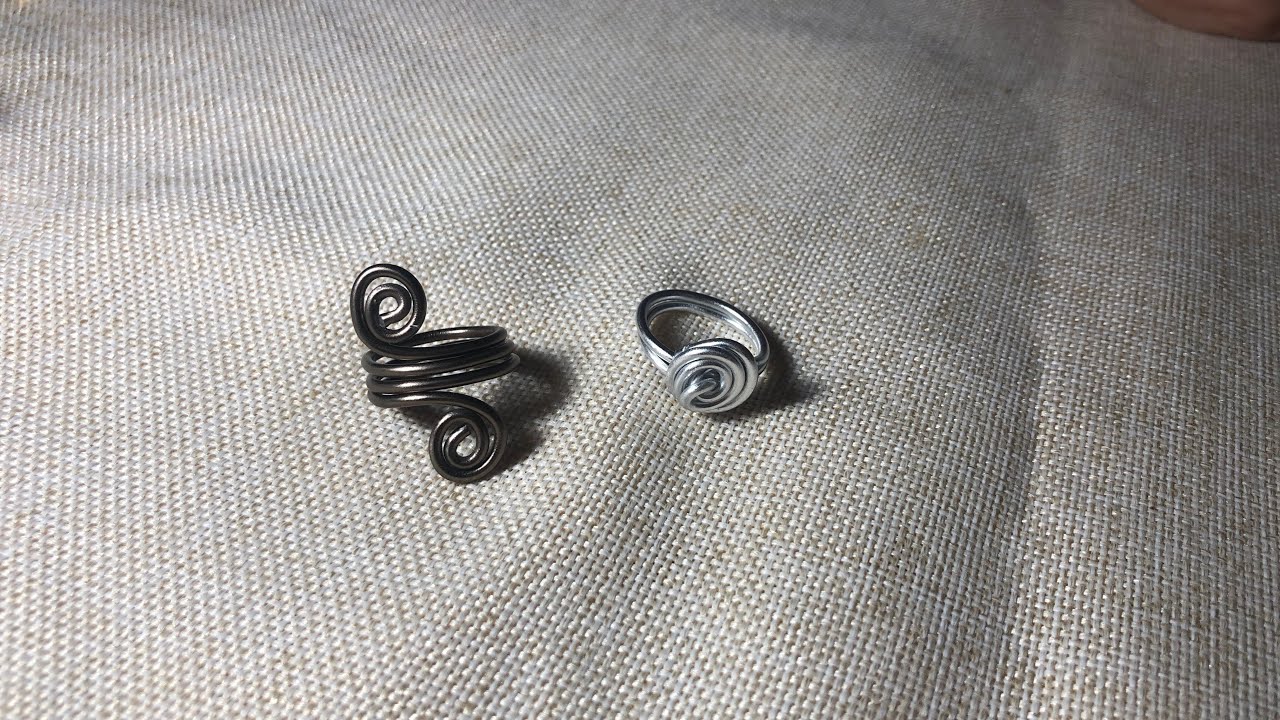 Anelli in Wire colore argento e bronzo semplicissimi da fare!