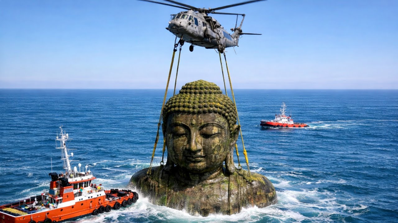 Revival of a Sacred Buddha Statue After 125 Years Underwater — A Timeless Rebirth