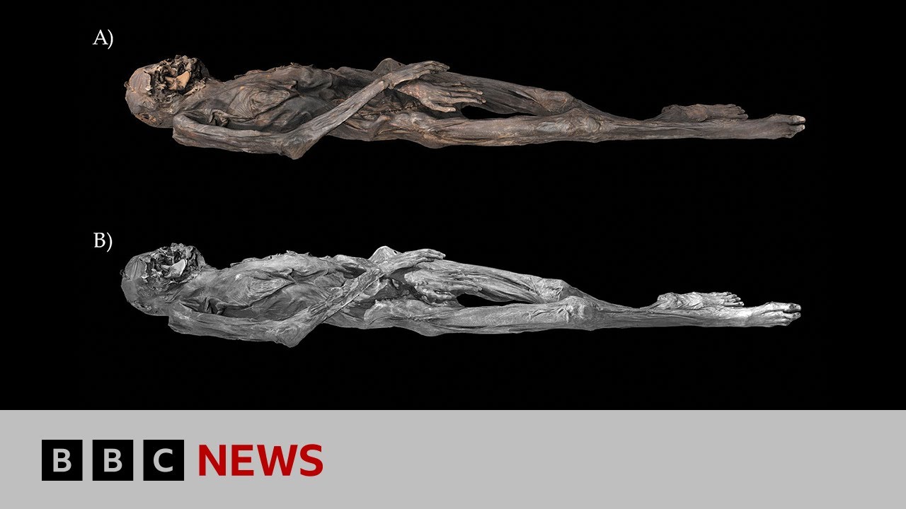 2,500-year-old Siberian &lsquo;ice mummy&rsquo; had intricate tattoos, imaging reveals | BBC News