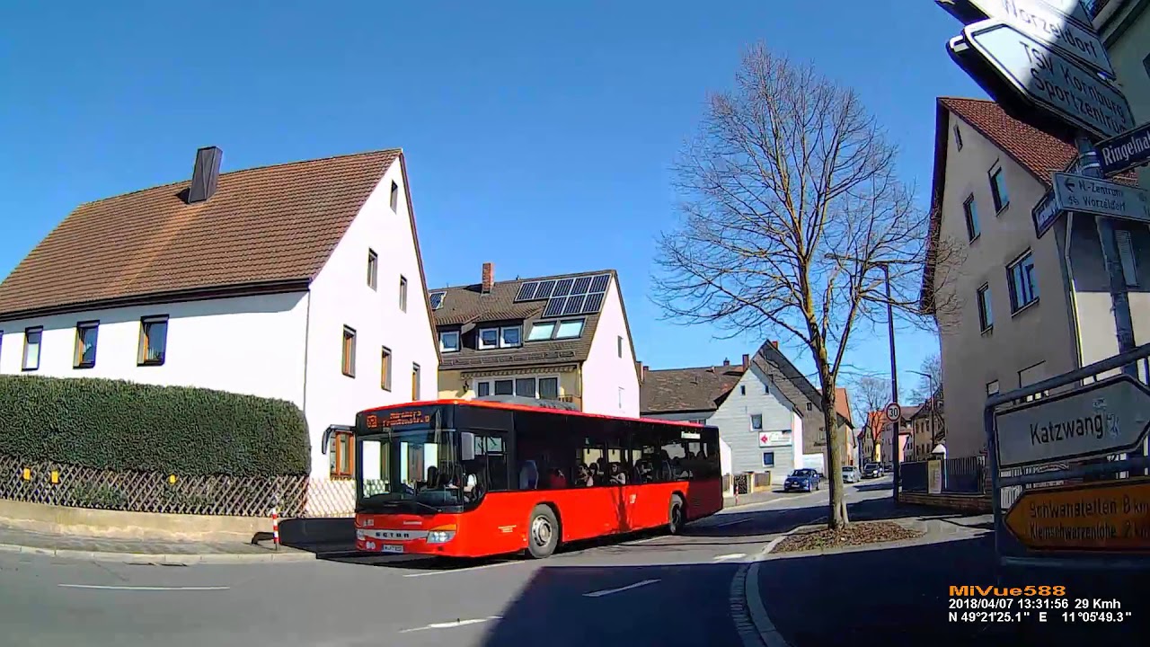 D: Kornburg. Stadt N&uuml;rnberg. Ortsdurchfahrt. April 2018