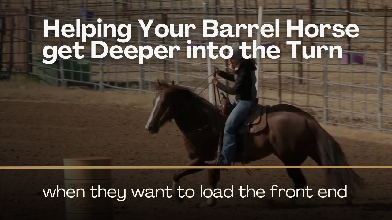 Barrel Horse Training: Teaching Your Horse to get Deeper into the Turn with Ashley Schafer
