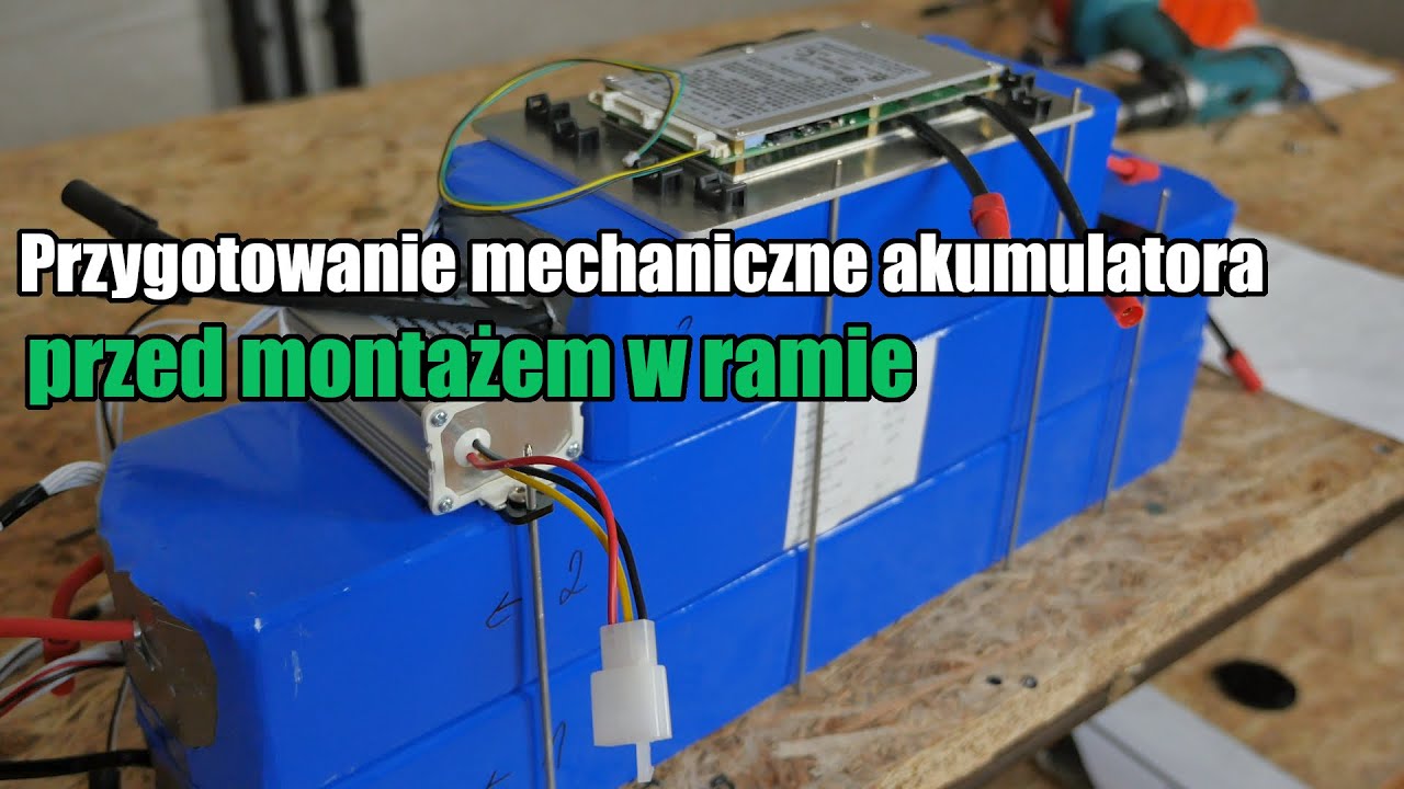 Rower Elektryczny EVSparkV2 Poradnik Montażu odc.2Przygotowanie mechaniczne akumulatora